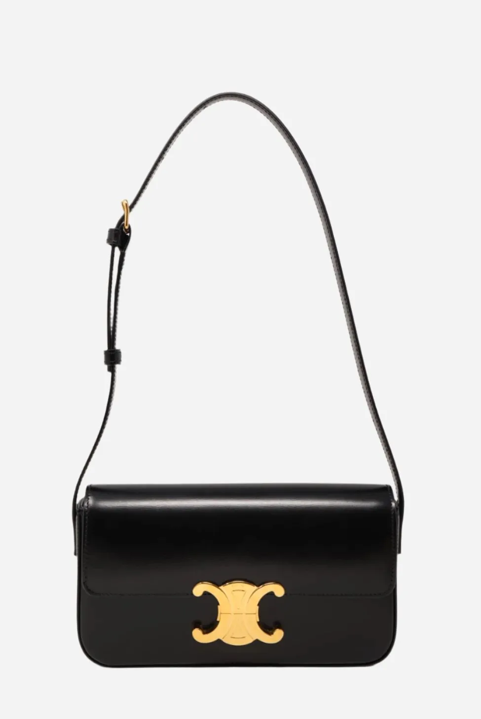 Celine SHOULDER BAG CLAUDE CALFSKIN BLACK