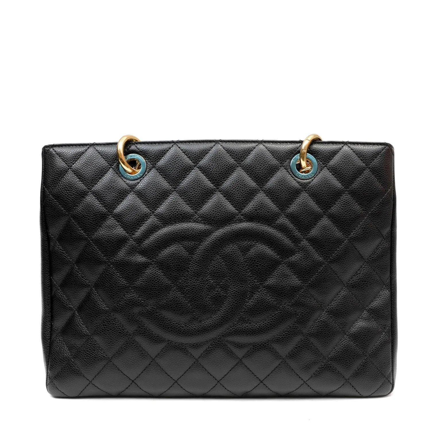 Chanel Black Caviar Grand Shopping Tote GST
