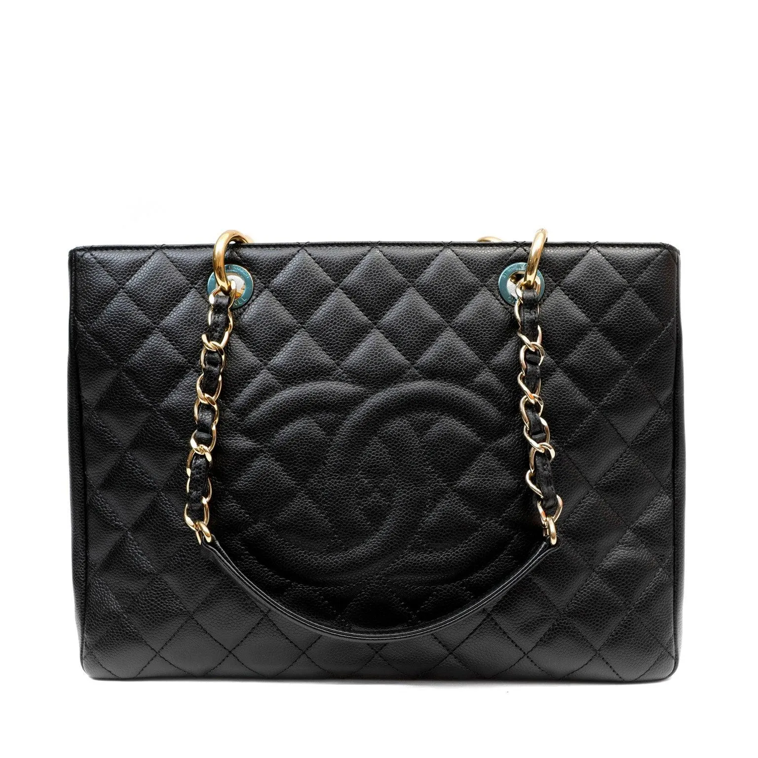 Chanel Black Caviar Grand Shopping Tote GST