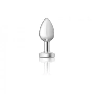 Cheeky Charms Silver Metal Luminous Butt Plug