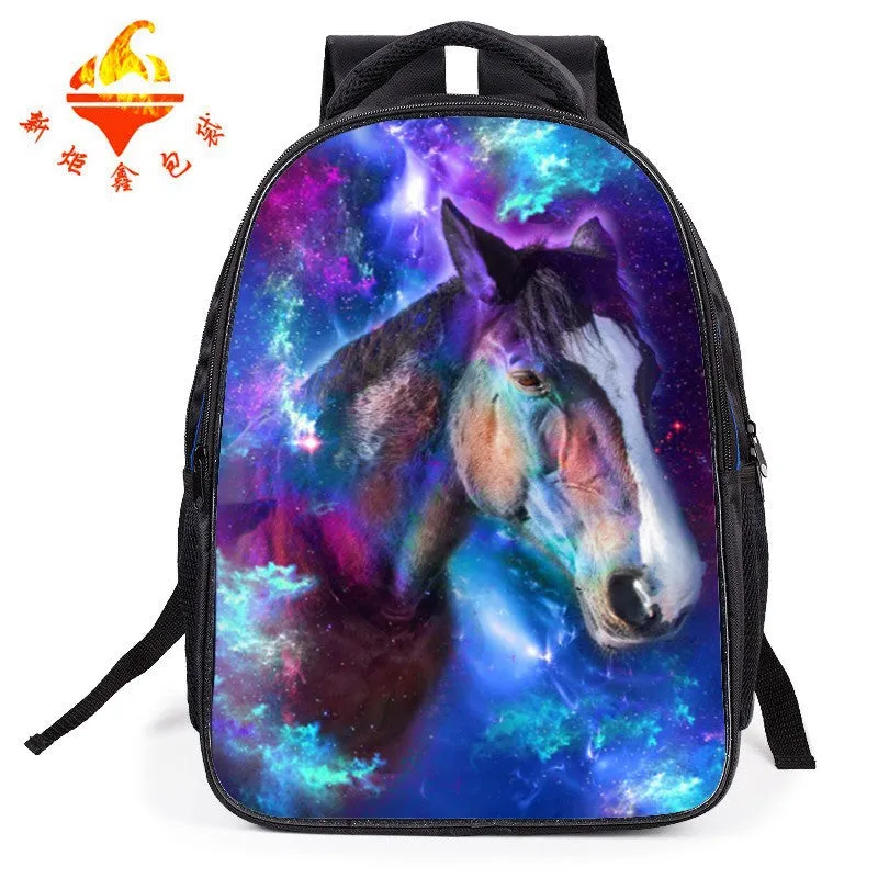 Children's cartoon schoolbag 1-3-6 grade burden on the load of tigers