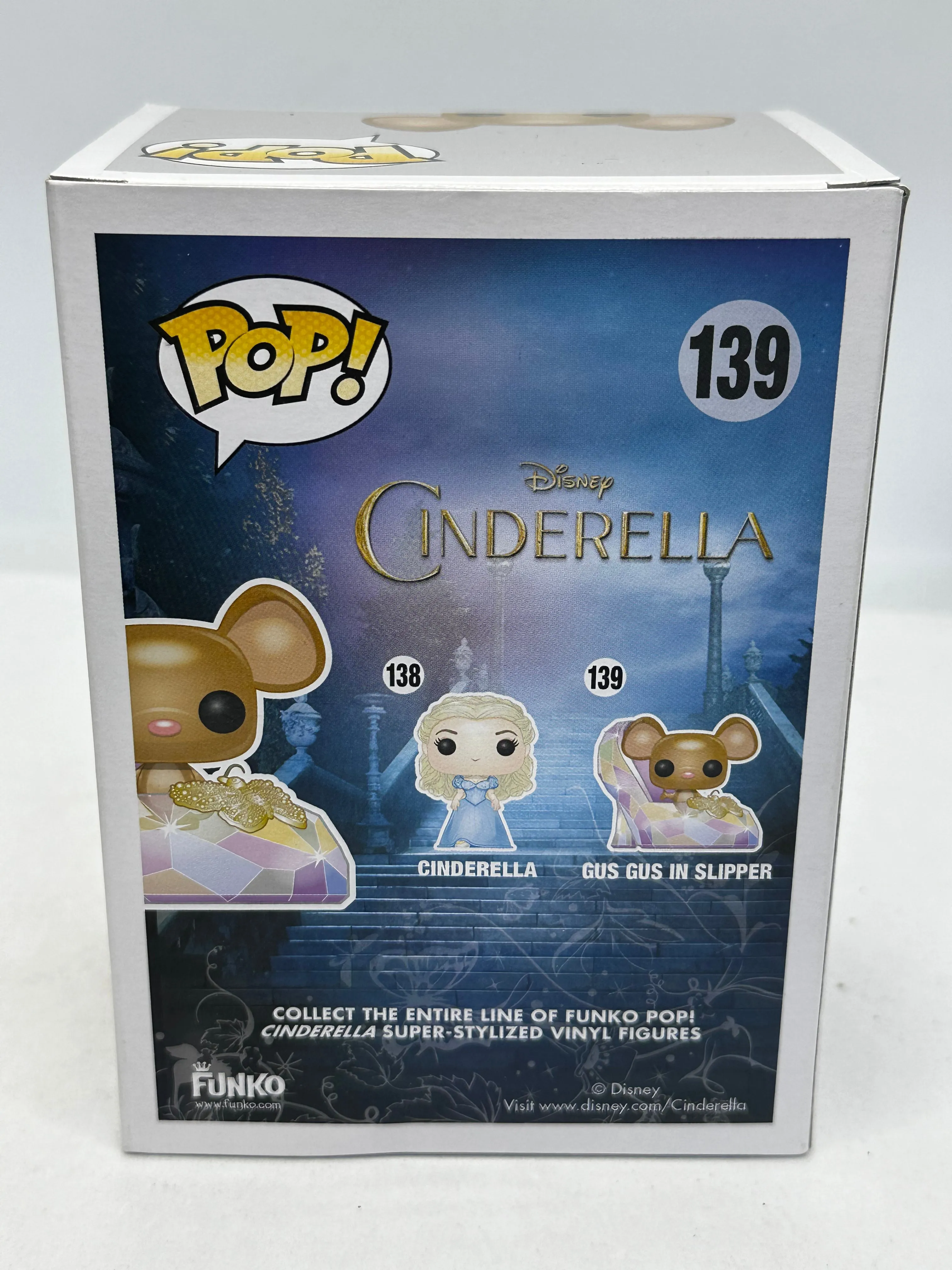 Cinderella (2015) - Gus Gus in Slipper #139 Pop! Vinyl