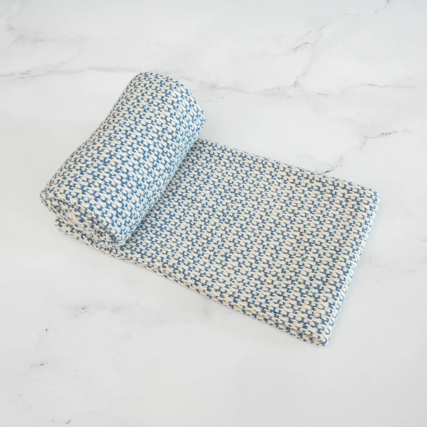 Classic Blue Handwoven Kitchen Towel