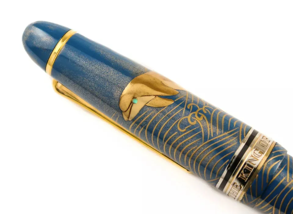 Classic Pens/ Sailor KOP LS9 Iruka Dansu (Dolphins) Fountain Pen - Artist Proof