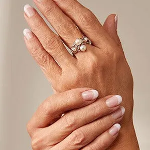 Clogau Lily of the Valley Pearl Ring - 3SLYV0295