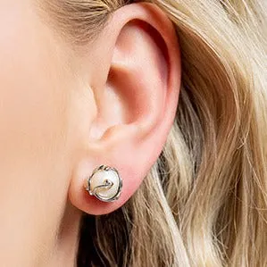 Clogau Tree of Life Caged Pearl Stud Earrings - 3STOLCPE