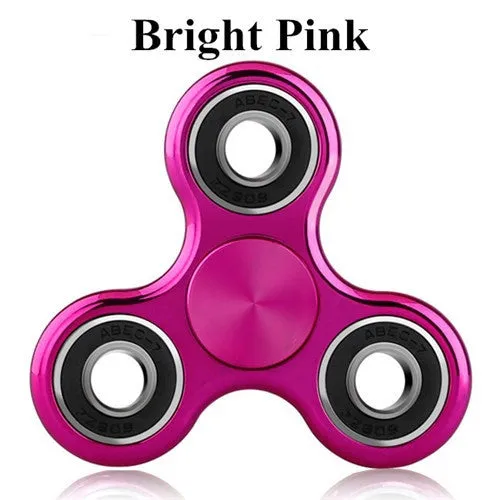 Color Transparent Luminous Effect Hand Spinner focus Toys EDC Fidget Spinner Toy Austism ADHD