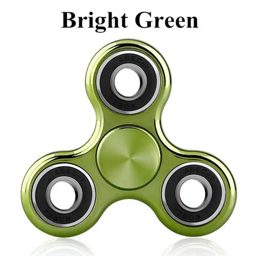 Color Transparent Luminous Effect Hand Spinner focus Toys EDC Fidget Spinner Toy Austism ADHD