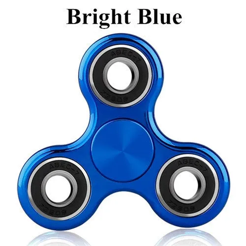 Color Transparent Luminous Effect Hand Spinner focus Toys EDC Fidget Spinner Toy Austism ADHD