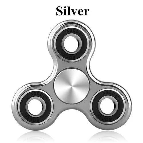 Color Transparent Luminous Effect Hand Spinner focus Toys EDC Fidget Spinner Toy Austism ADHD