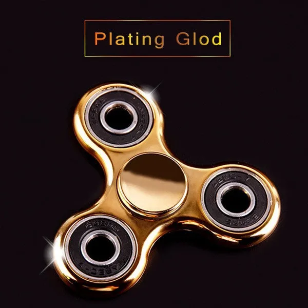 Color Transparent Luminous Effect Hand Spinner focus Toys EDC Fidget Spinner Toy Austism ADHD