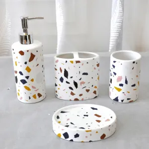 Colorful Decals Bathroom Accessory Set