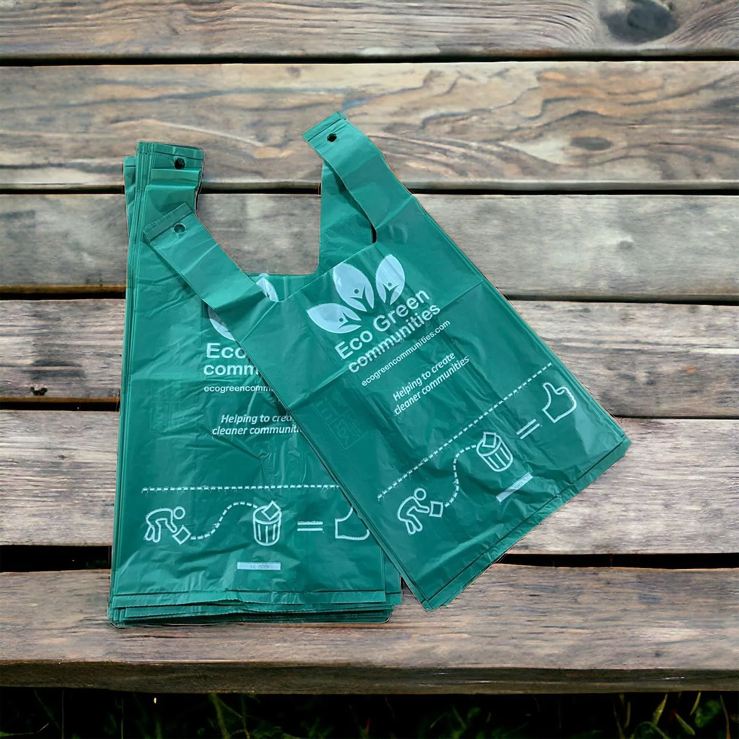 Compostable Dog Bag with handles or Small Shopping Bag x 1500 bags