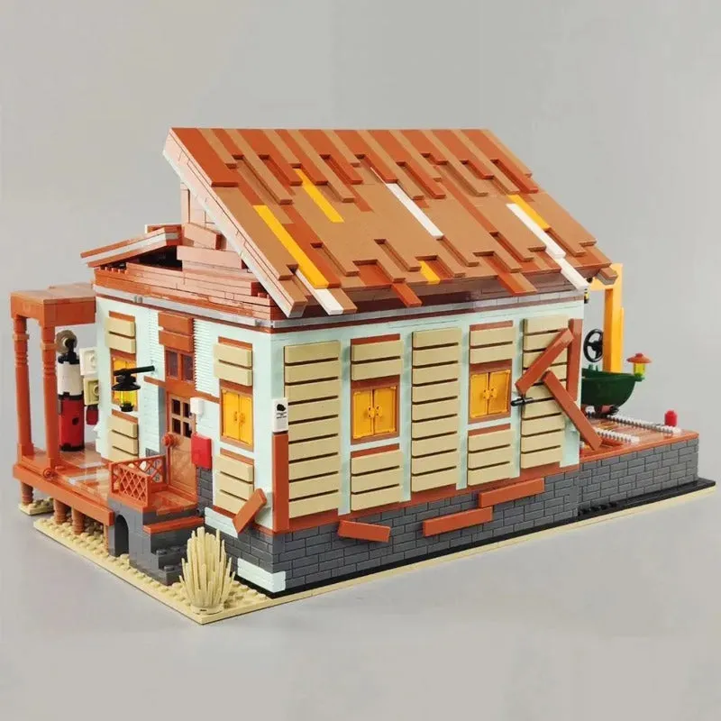 Creator Expert MOC Old Fishing Shipyard Bricks Toy