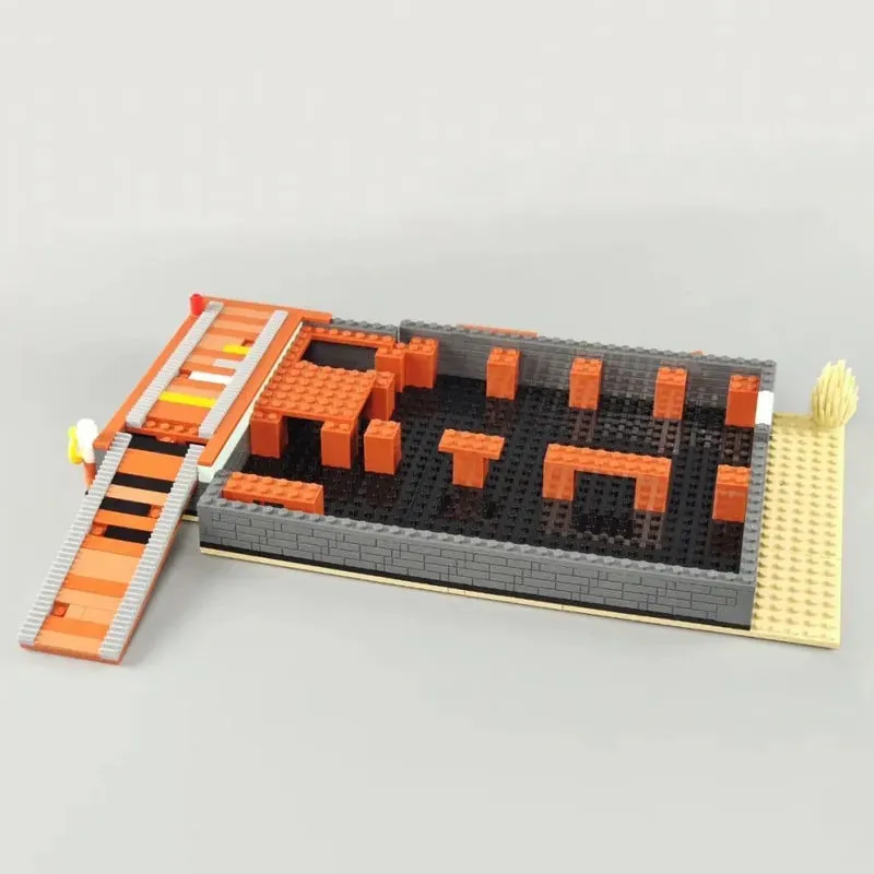 Creator Expert MOC Old Fishing Shipyard Bricks Toy
