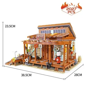 Creator Expert MOC Old Fishing Shipyard Bricks Toy