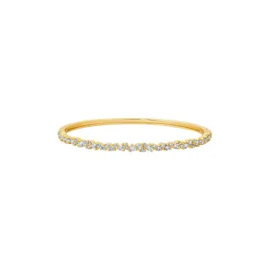 CRISLU Luminous Cluster Bangle in Gold