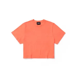 CROP TEE FLUORO ORANGE