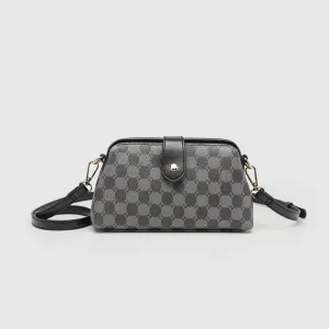 Crossbody Bag For Women Business Vintage Mixed Color Clip Bag