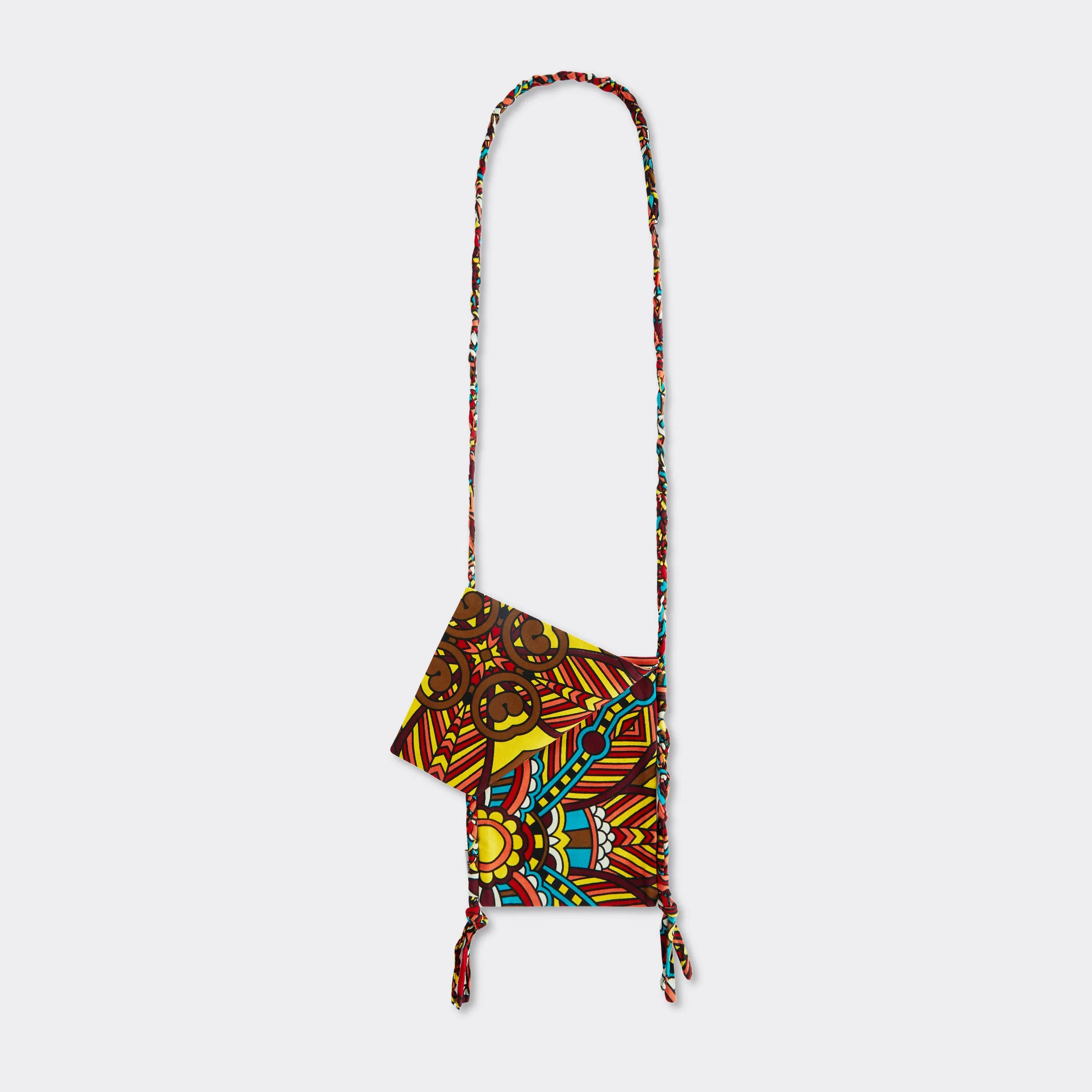 Crossbody Mini Bag in Wax African Dream