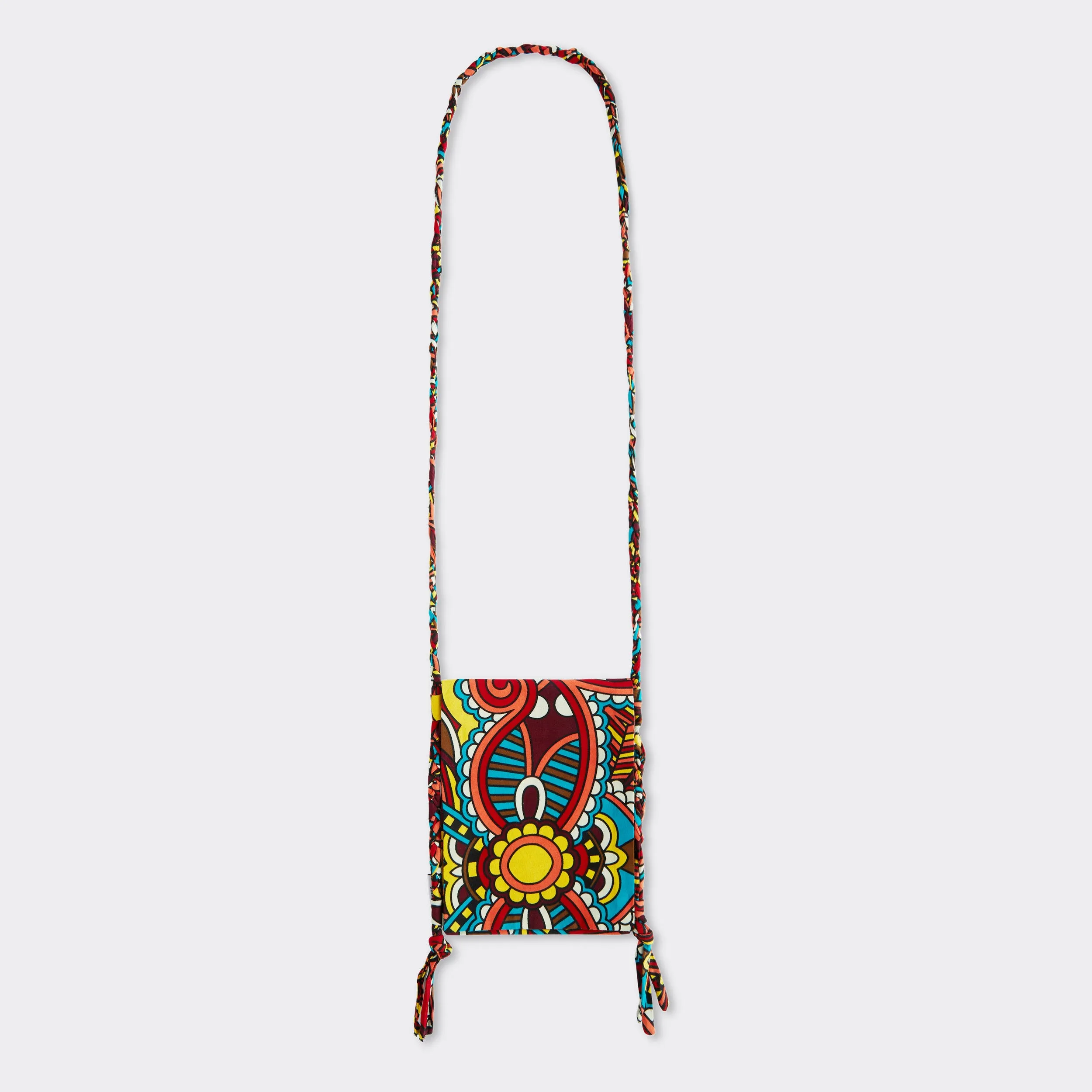 Crossbody Mini Bag in Wax African Dream