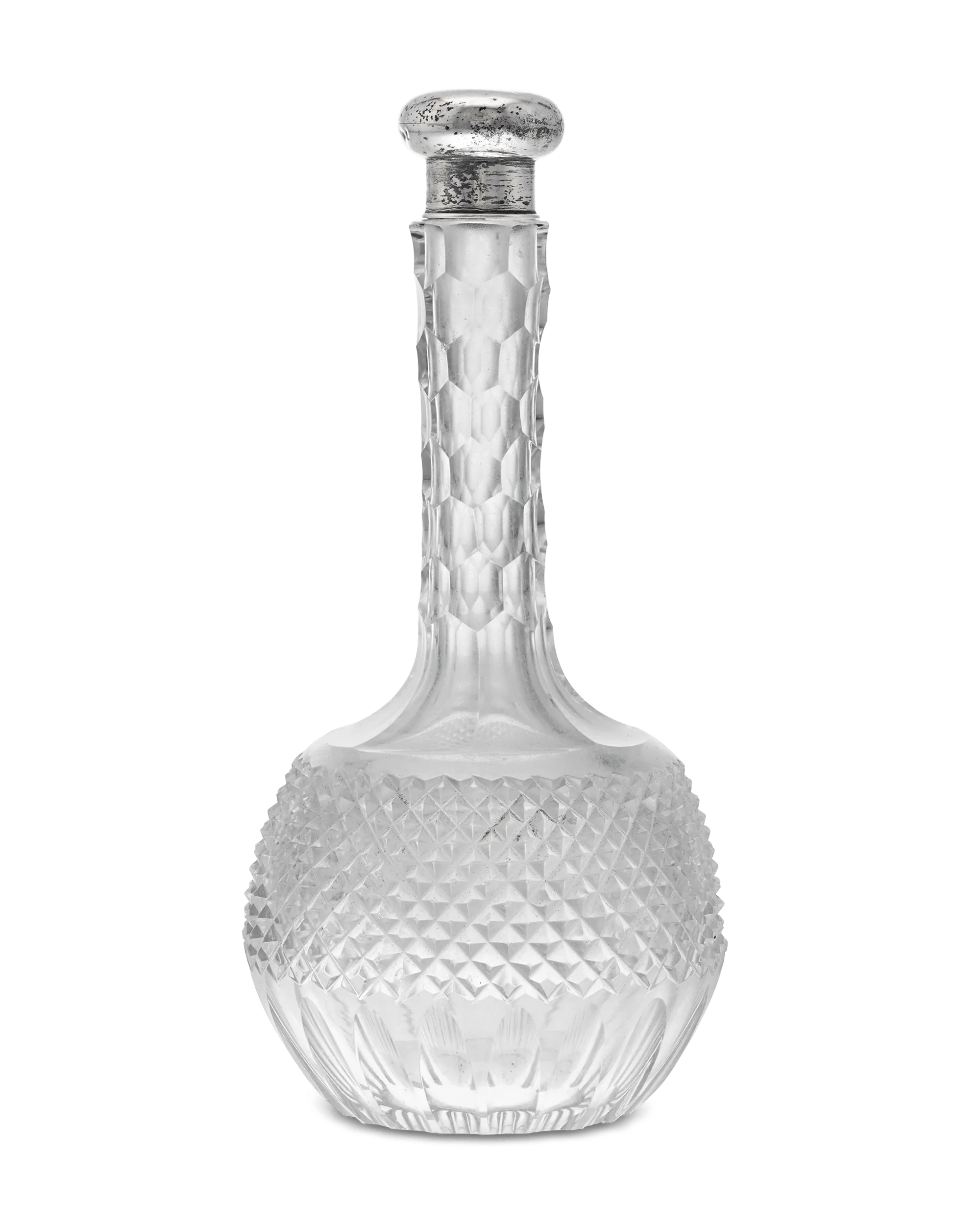 Cut Glass Perfume Bottle