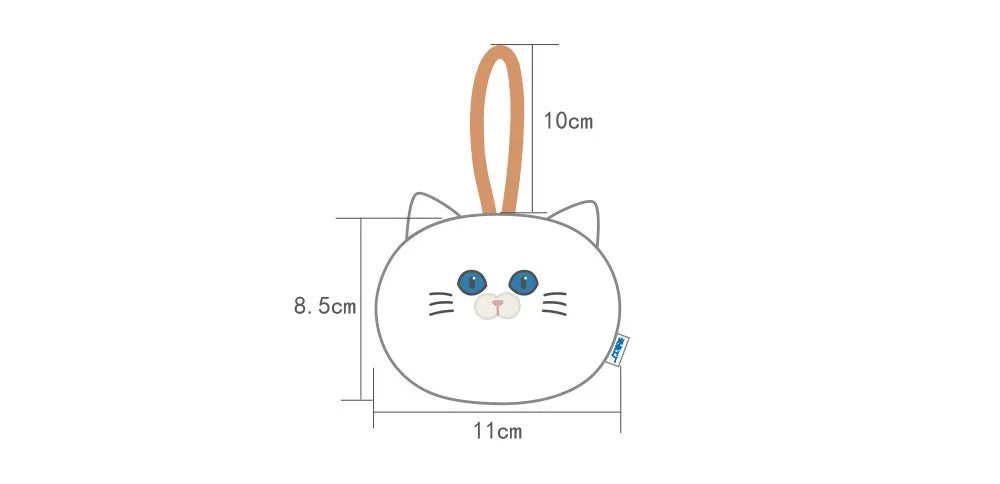 Cute Plush Cat Head Bag Accessory/ Bag Charm