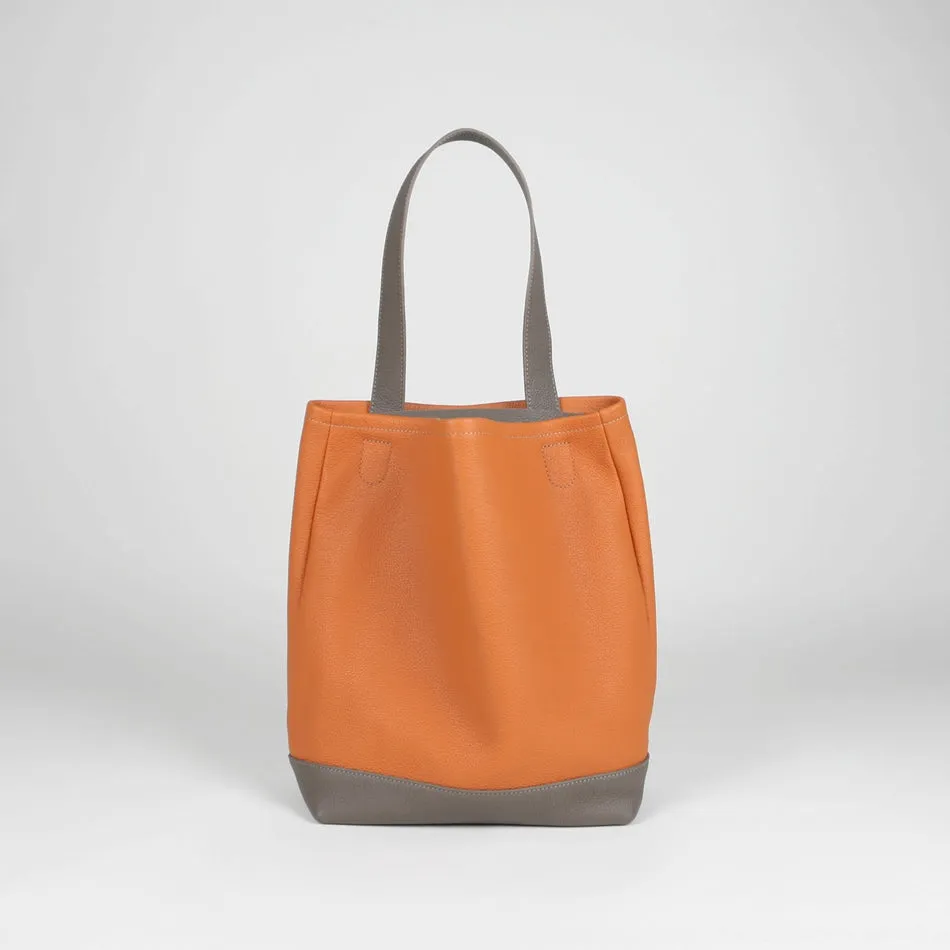 Cute Womens Gray Leather Shoulder Tote Bag Best Tote Handbag Shopper Bag Purse for Ladies