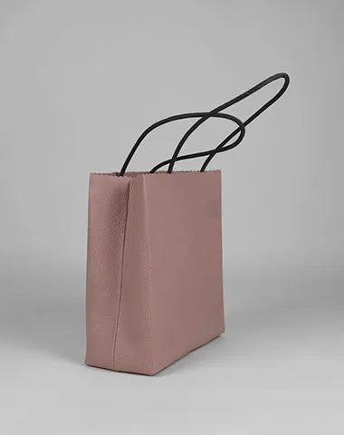 Cute Womens Small Blue Leather Shoulder Tote Bag Small Best Tote Shopper Bag Purse for Ladies