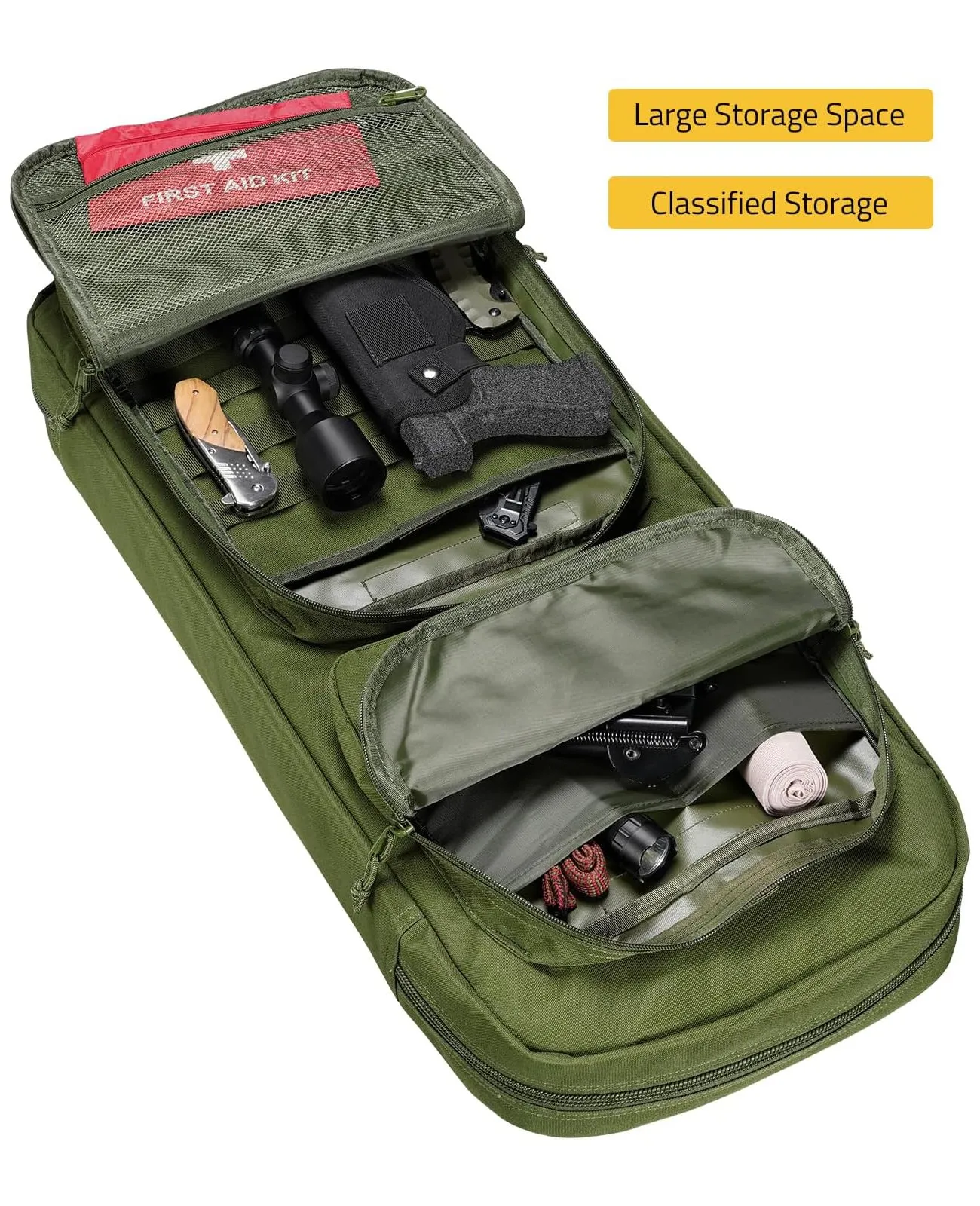CVLIFE 30" Tactical Gun Bag Rifle Backpack