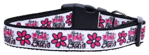 Dangerous In Camo Nylon Cat Collar