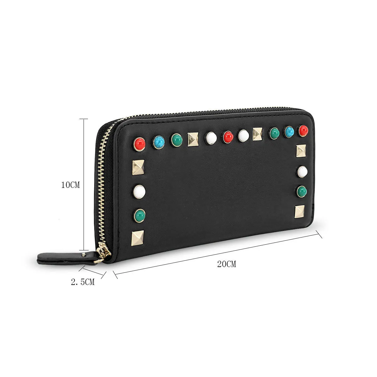 Daytime Diva Black Studded Purse