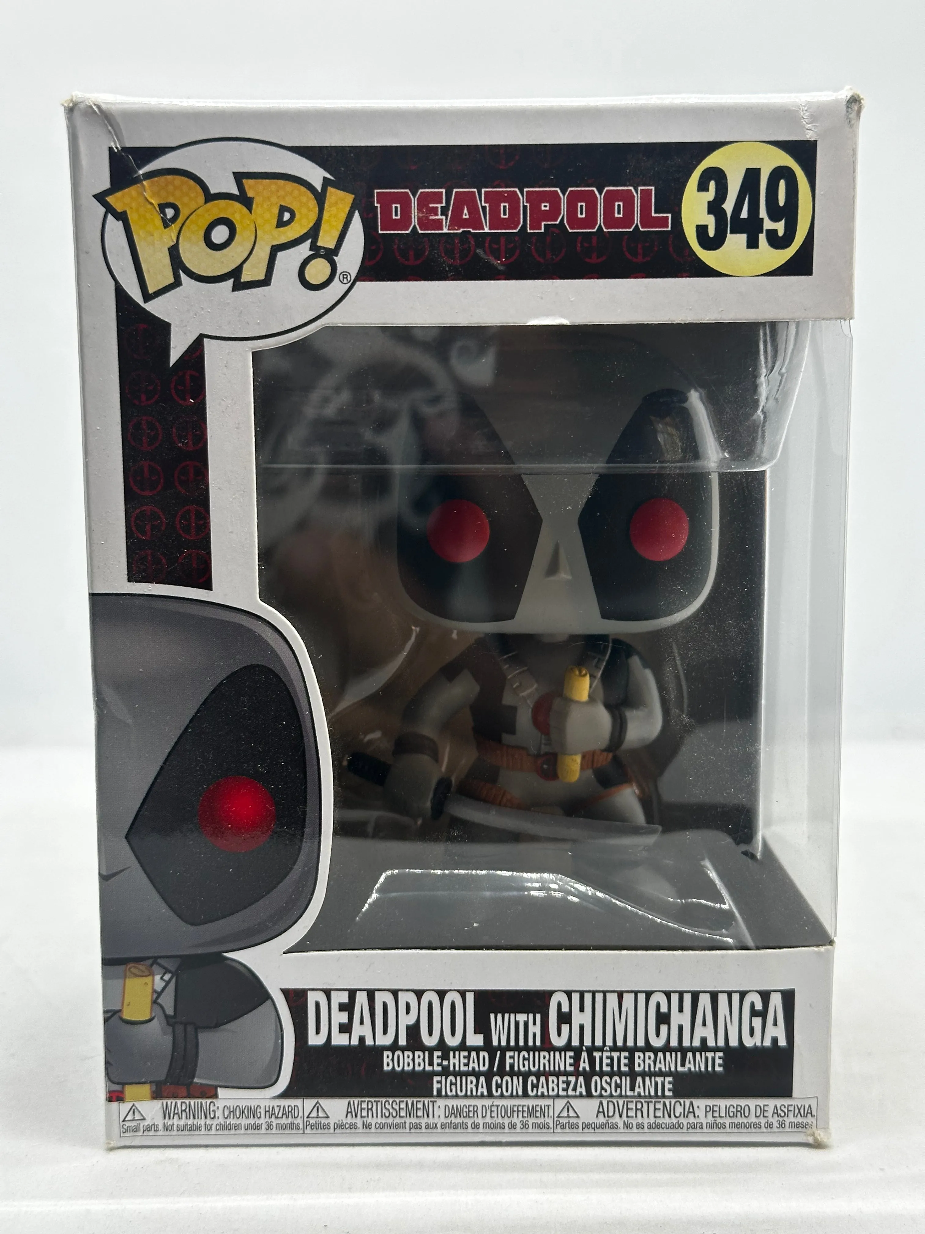 Deadpool - Deadpool (Grey) with Chimichanga #349 Pop! Vinyl
