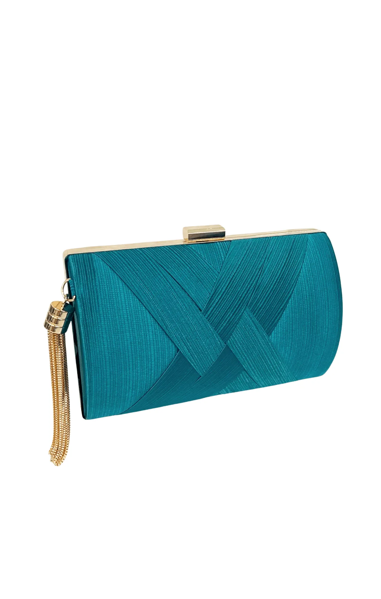 DEANNA EVENING BAG IN TEAL