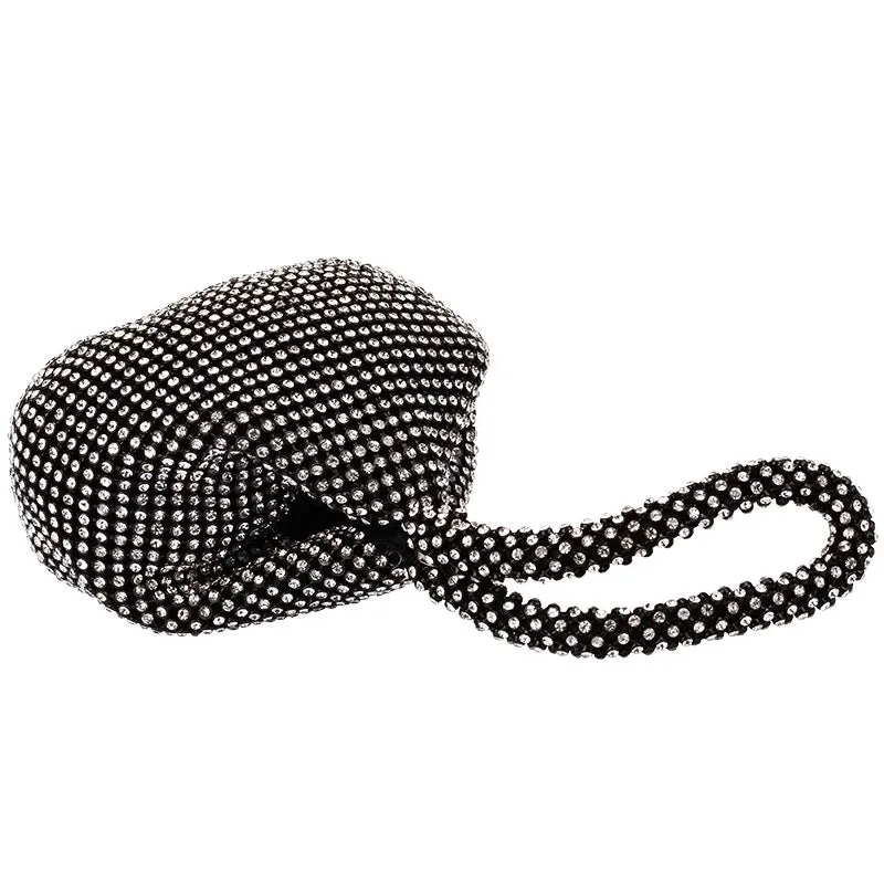 Diamond-studded Handbag Creative Design Trihedron Cosmetic Bag Dinner Bag Handbag