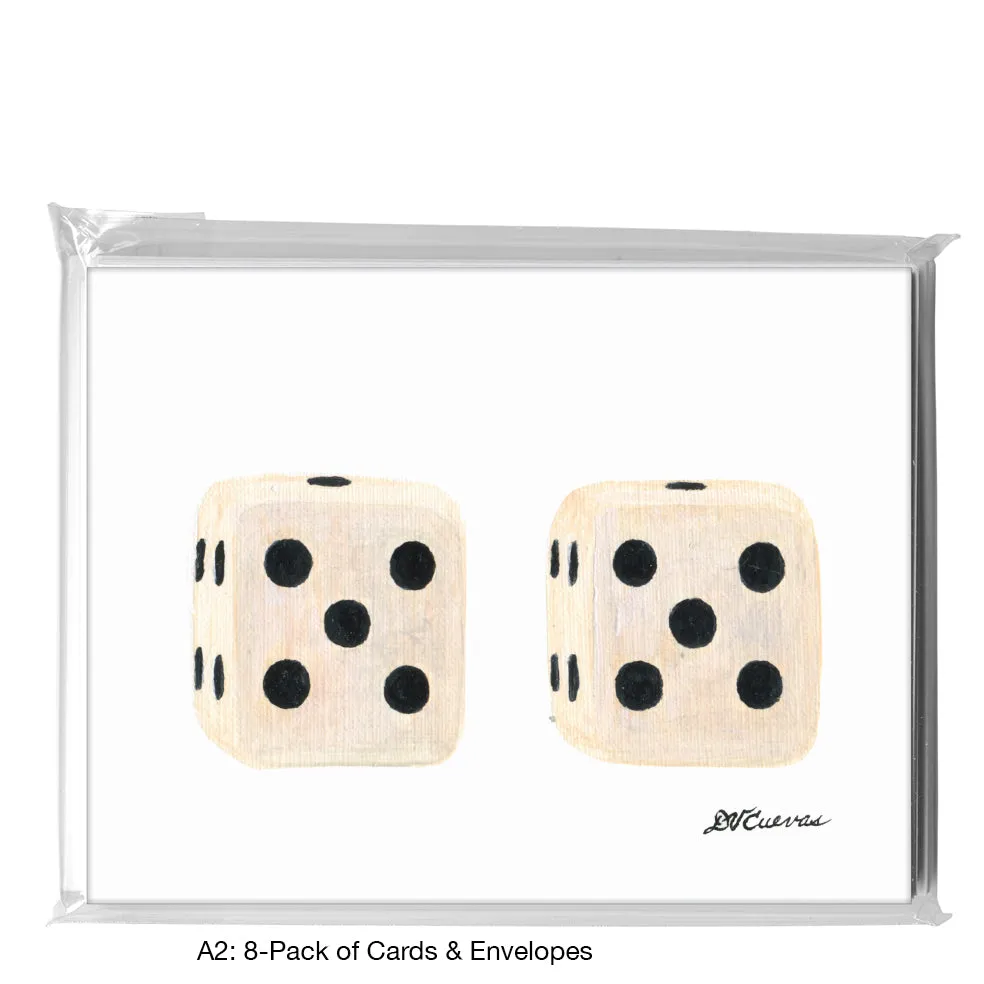Dice, Greeting Card (8085)