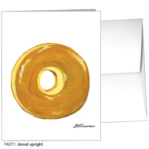 Donut Upright, Greeting Card (8412)