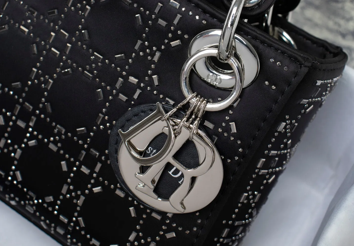 DR246 Mini Lady Dior Bag /  7 x 6 x 3 inches