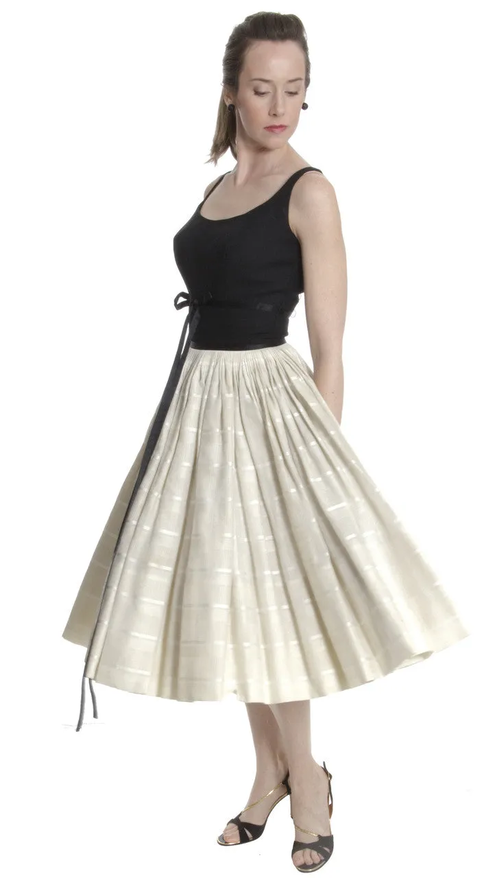 Early 1960s Vintage Galanos Designer Mid Century Dress
