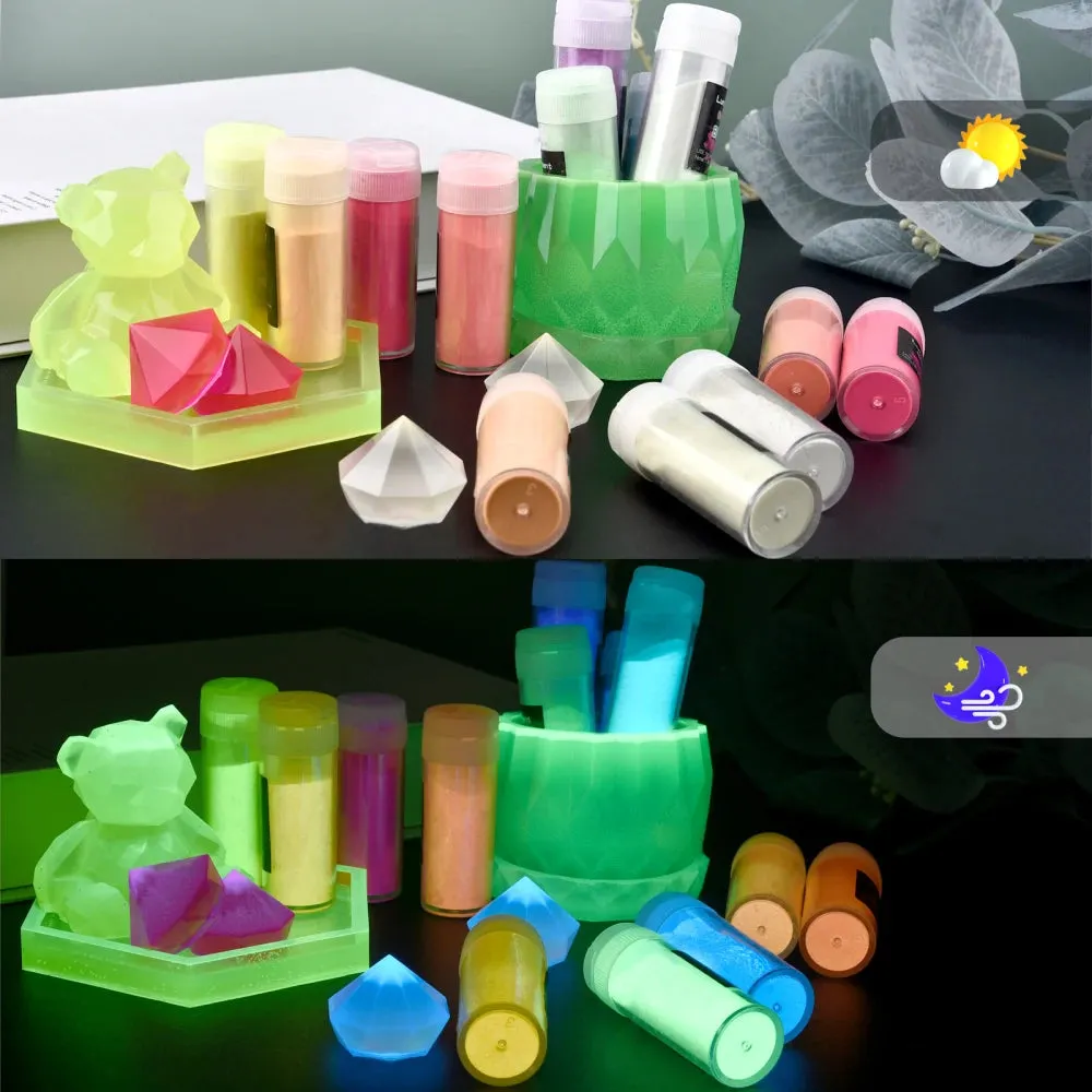 ELMAS Luminous Epoxy Resin Pigment Powder for DIY Jewelry