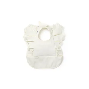 Elodie Details Baby Bib - Vanilla White
