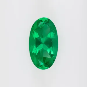 EMERALD LOOSE STONE GIA CERTIFIED NO OIL LONG OVAL SHAPE 2ct NATURAL UNTREATED