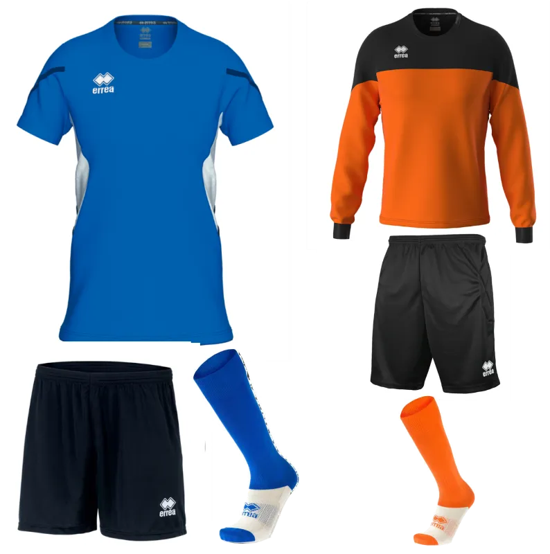 ERREA CORINNE WOMENS KIT BUNDLE BLUE WHITE NAVY