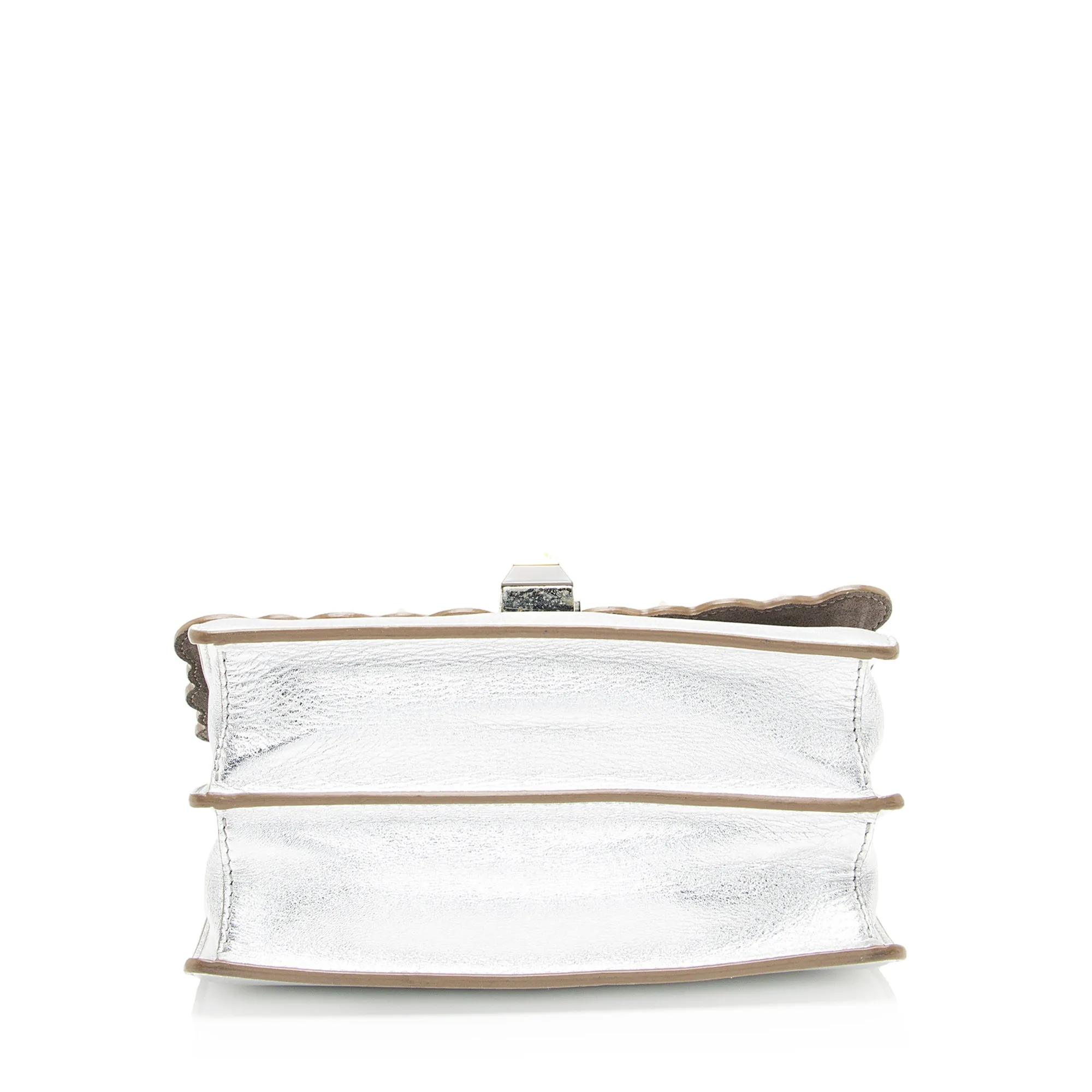 Fendi Metallic Studded Vitello Kan I Small Shoulder Bag