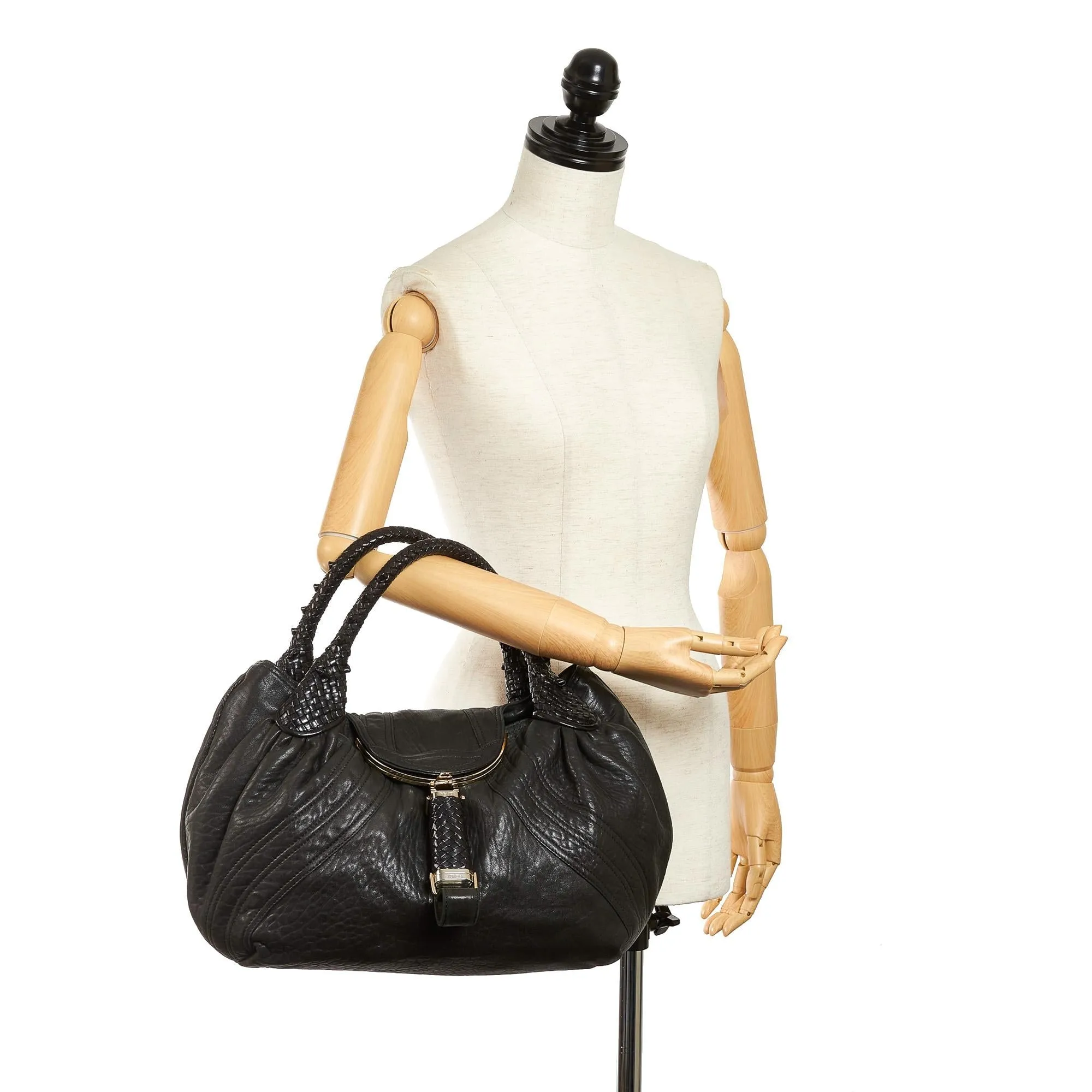 Fendi Spy Leather Hobo Bag (SHG-31184)