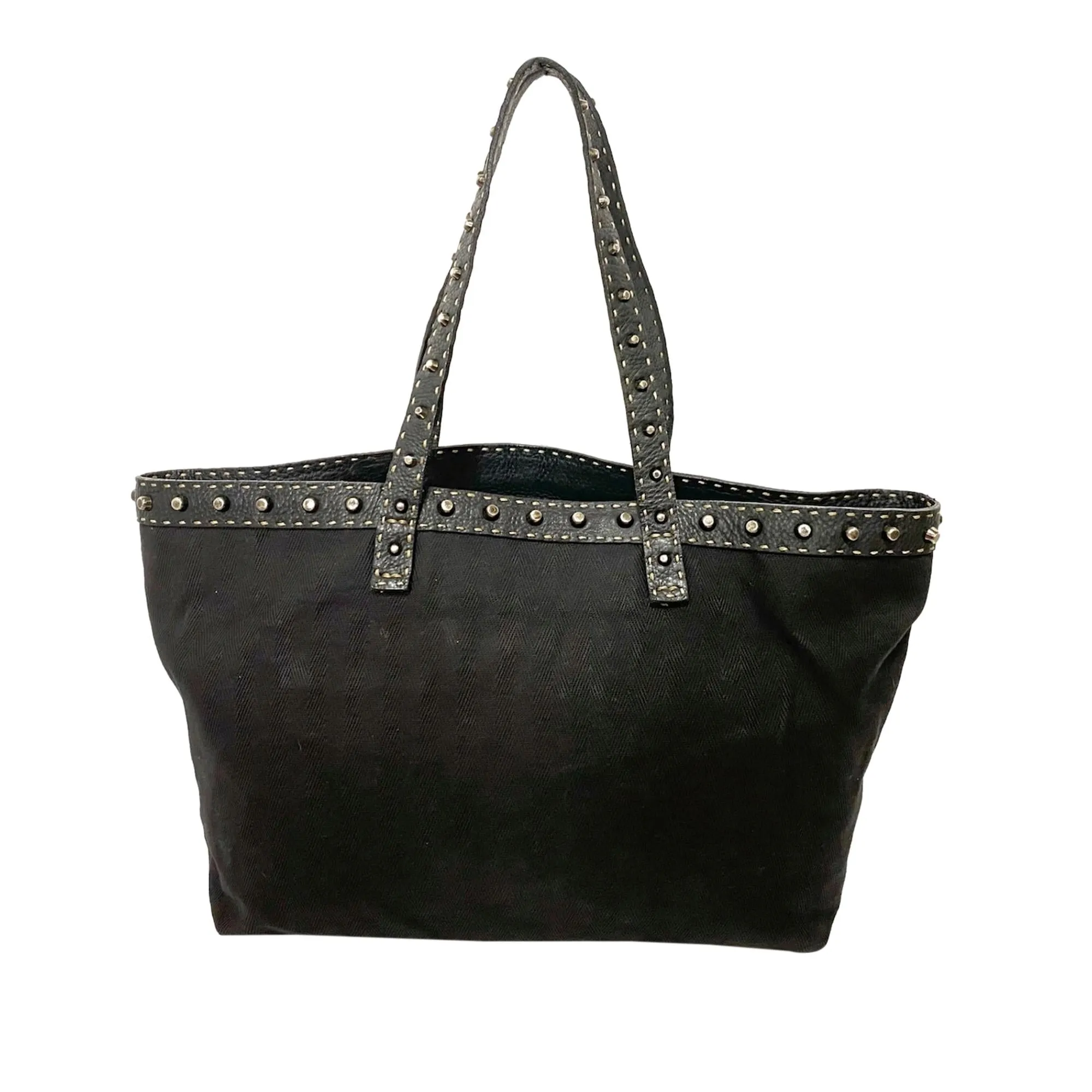 Fendi Studded Selleria Tote (SHG-YuCGLH)