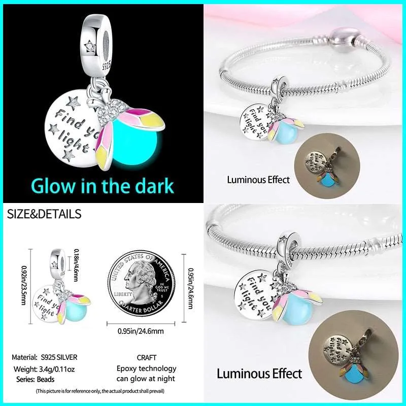 Find Your Light Ladybird Luminous Charm