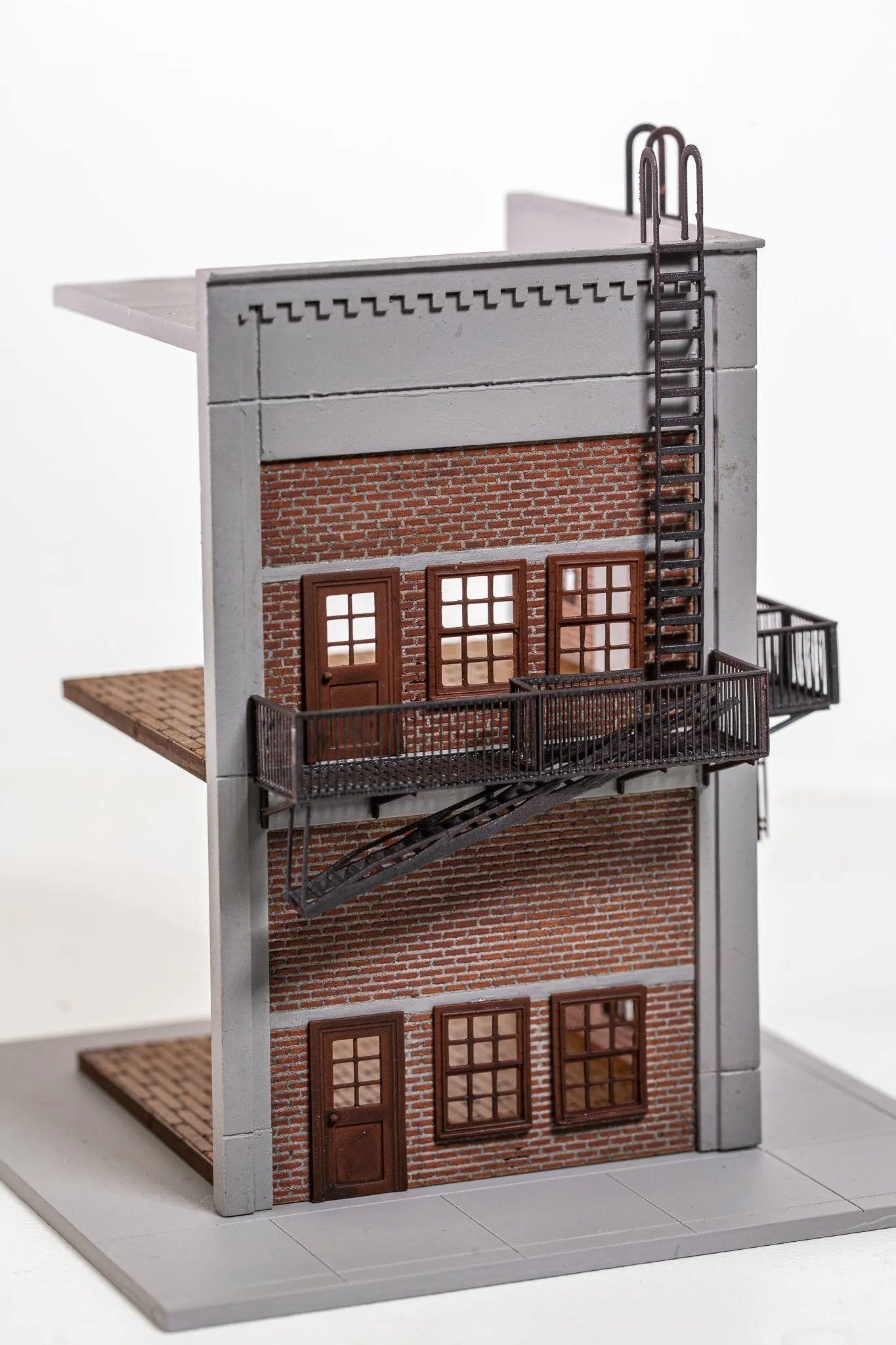 Fire Escape Landing Railing