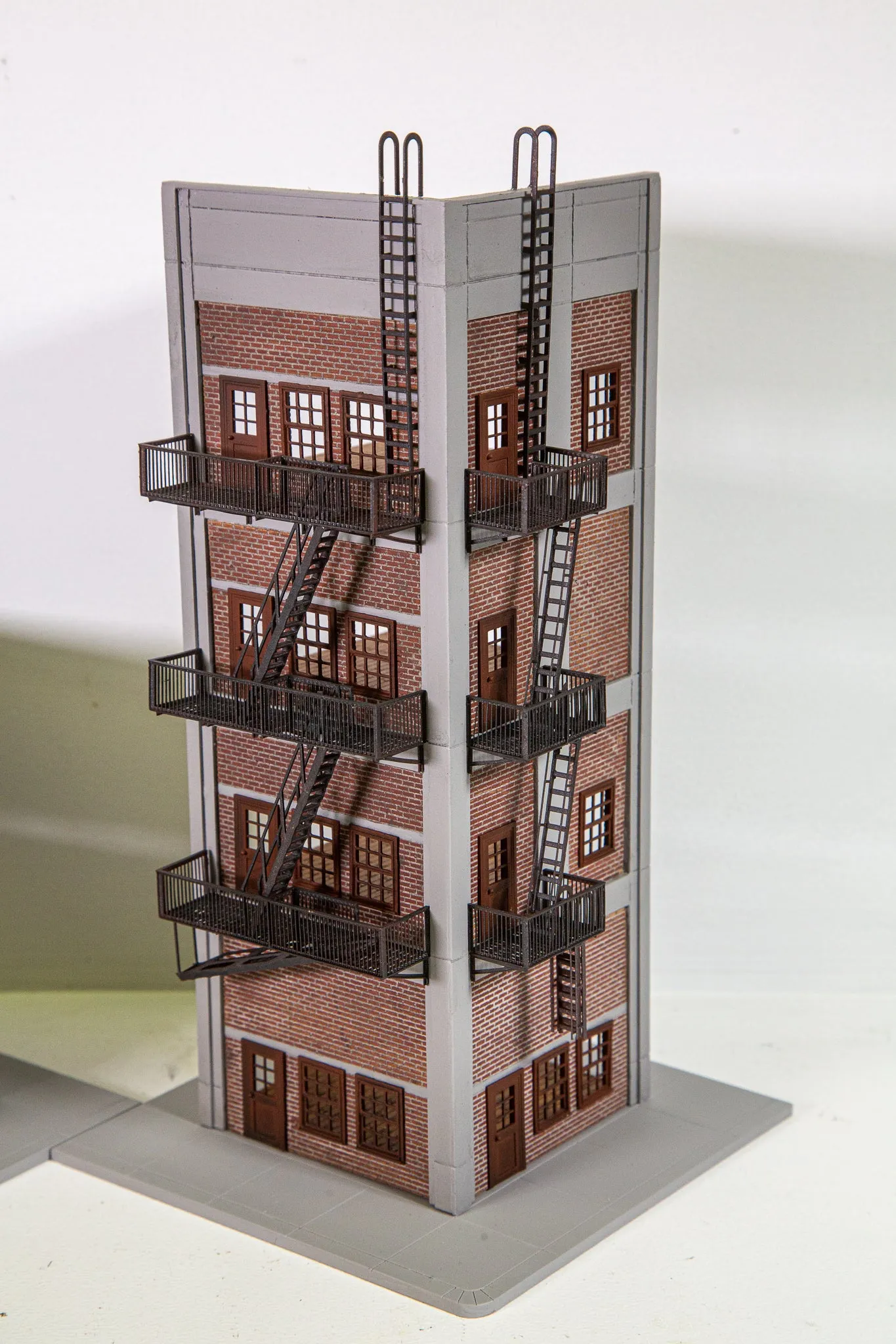 Fire Escape Landing Railing