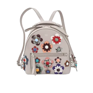Floral Studded Backpack